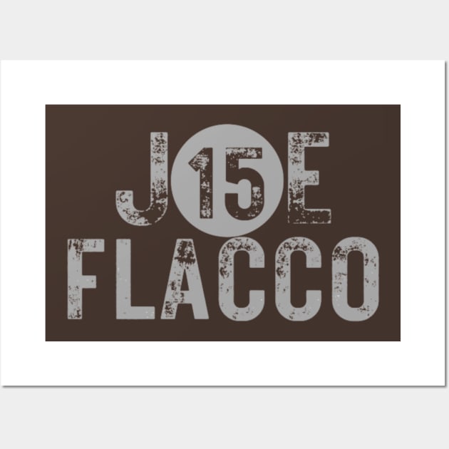 JOE FLACCO CLEVELAND BROWNS Wall Art by Alexander S.